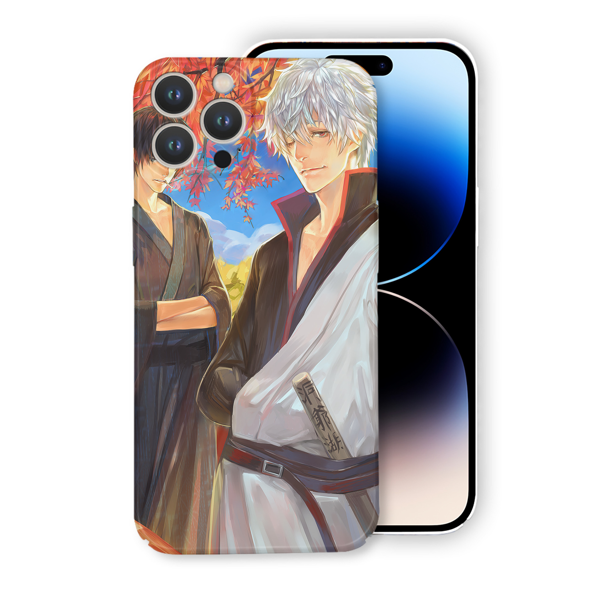 （画像用） ぎんたま 坂田銀時（さかたぎんとき） 神楽 志村新八（しむら しんぱち） GINTAMA Sakata Gintoki Kagura Shimura Shinpachi 【iPhone 14シリーズ対応】ハードケース
